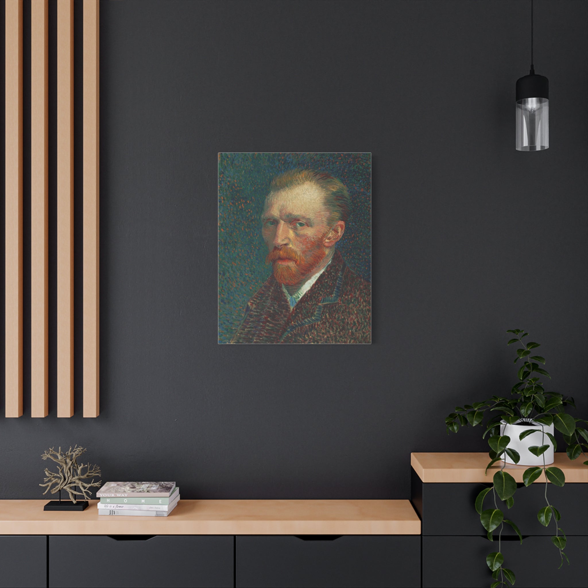 Vincent Van Gogh Self-Portrait 1887, Print/Hand Painted Replica