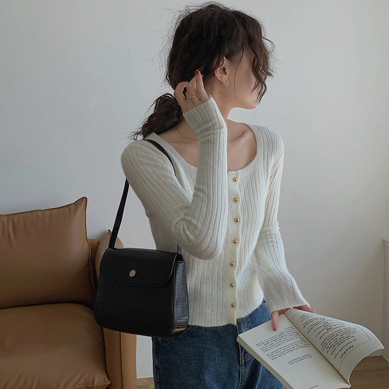 Autumn 24 Petite Knit Cardigan Slim Chic