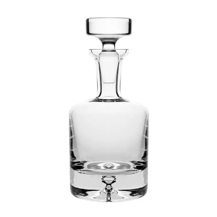 Crystal Decanter with Bubble Base, 25 oz.