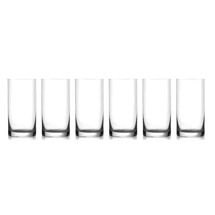 Crystal Highball Glasses, Set Of Six