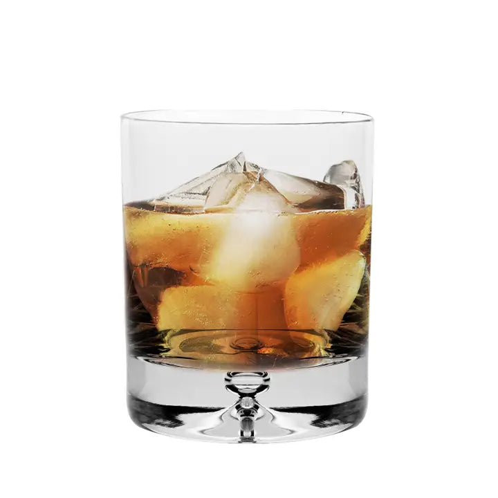 Crystal Old Fashioned Lowball Glasses, Set Of Four